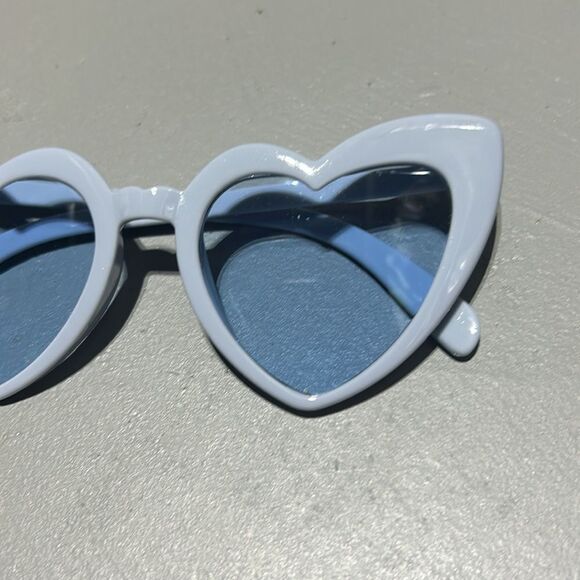 Blue Heart Sunglasses - Picture 2 of 4